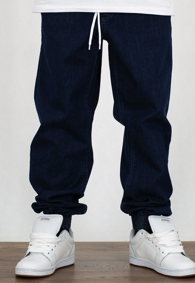 Spodnie SSG Jogger Regular z Gumą Tag Jeans medium