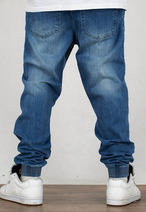 Spodnie SSG Jogger Slim Double Pocket Classic Jeans z Dziurami Premium Heavy light