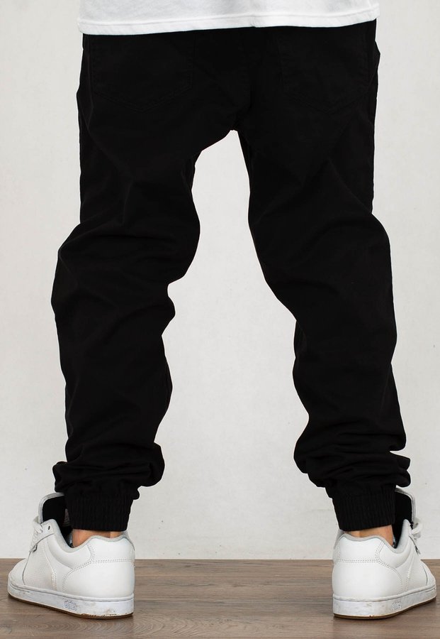 Spodnie SSG Jogger Slim Double Pocket Classic Tkanina czarne