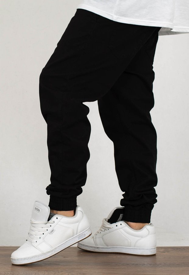 Spodnie SSG Jogger Slim Double Pocket Classic Tkanina czarne