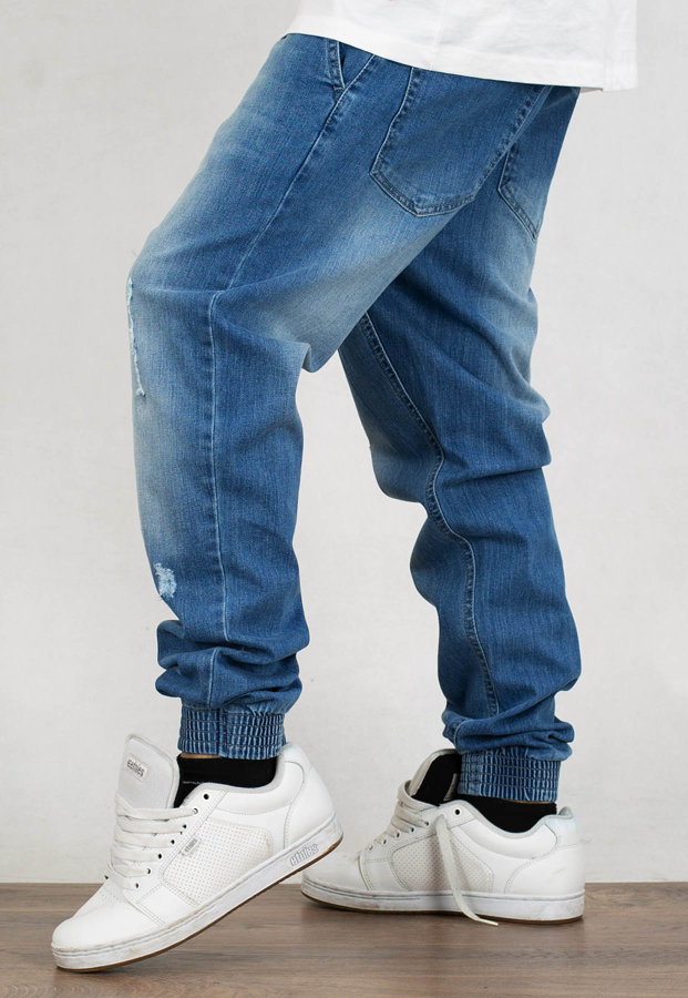 Spodnie SSG Jogger Slim Jeans Z dziurami Premium light