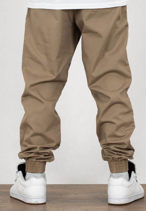 Spodnie SSG Jogger Slim Klasyk beżowe
