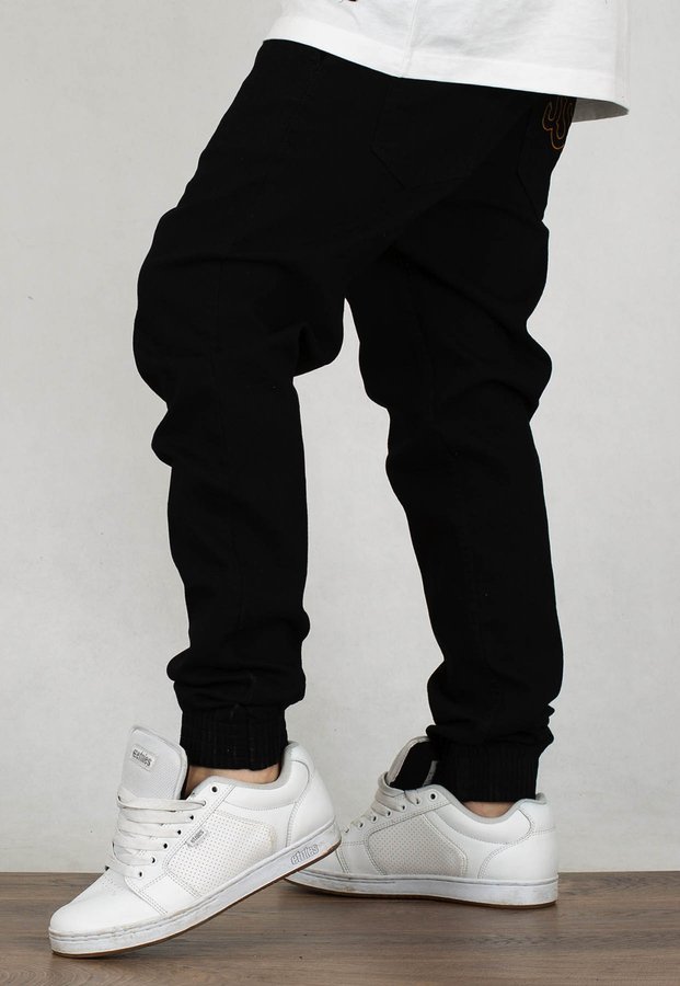 Spodnie SSG Jogger Slim Outline SSG czarny jeans