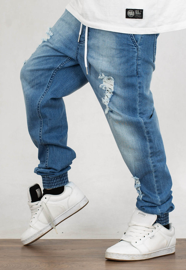 Spodnie SSG Jogger Slim Skin Jeans Z dziurami heavy light