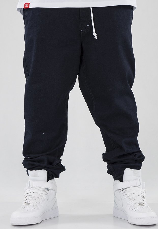 Spodnie SSG Joggery Regular Jeans Z Gumą dark