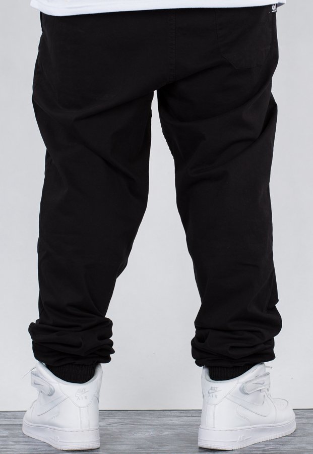 Spodnie SSG Joggery Regular Z Gumą czarne
