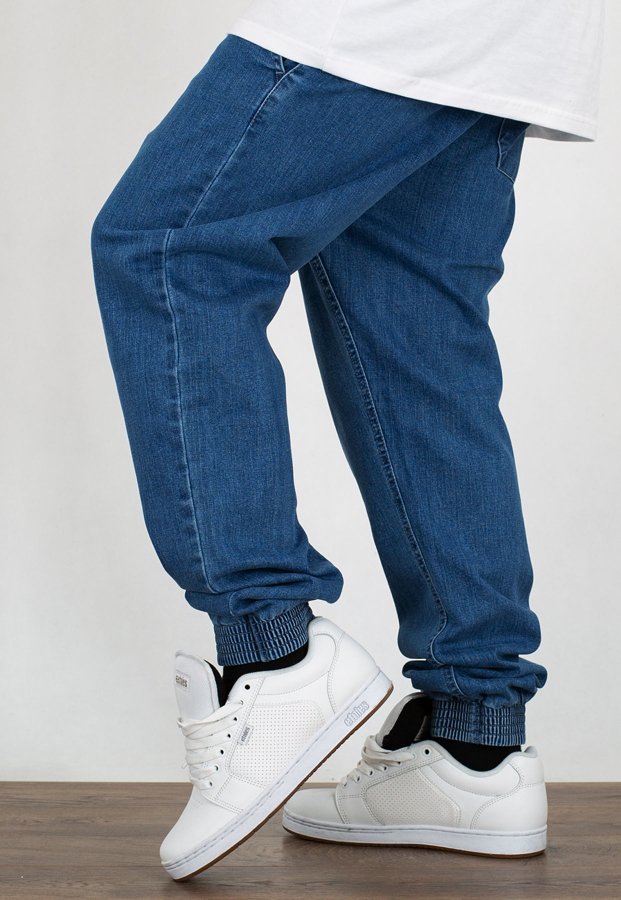 Spodnie SSG Joggery Slim Jeans Haft light