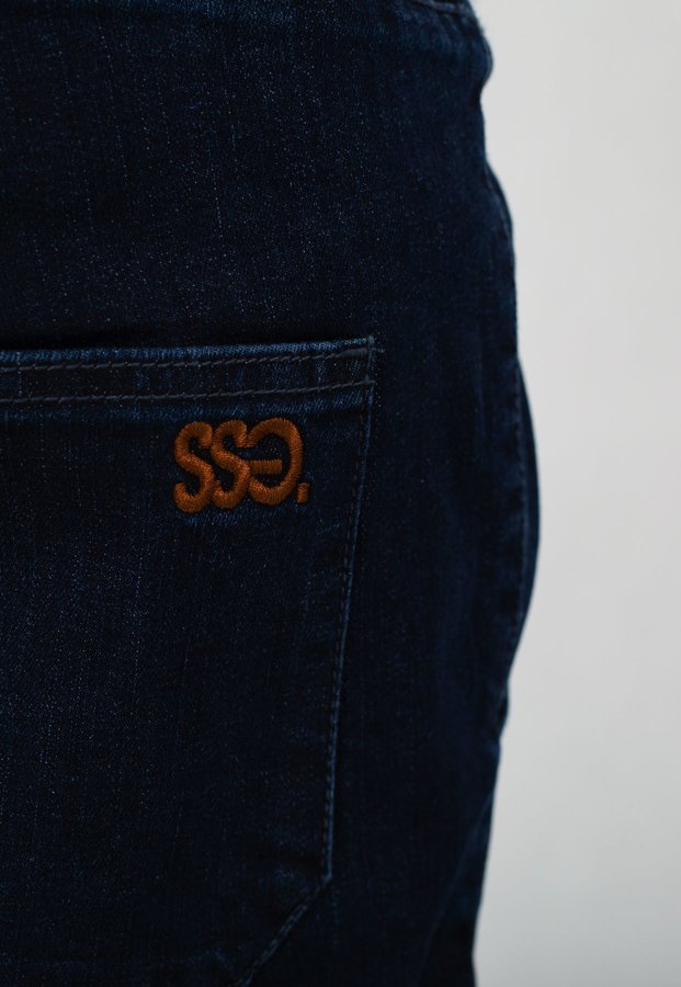 Spodnie SSG Joggery Slim Jeans Haft medium
