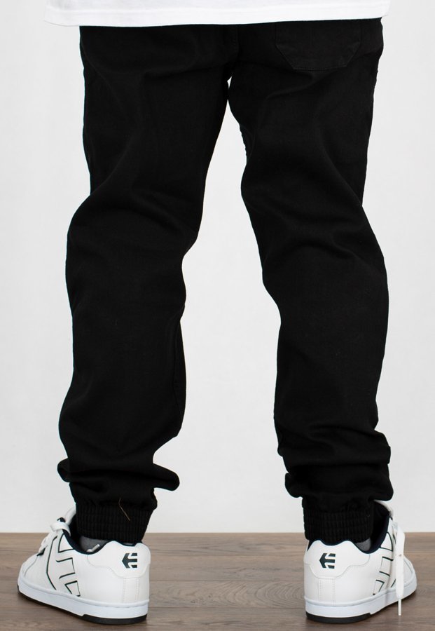 Spodnie SSG Joggery Slim Jeans Slim Classic czarne