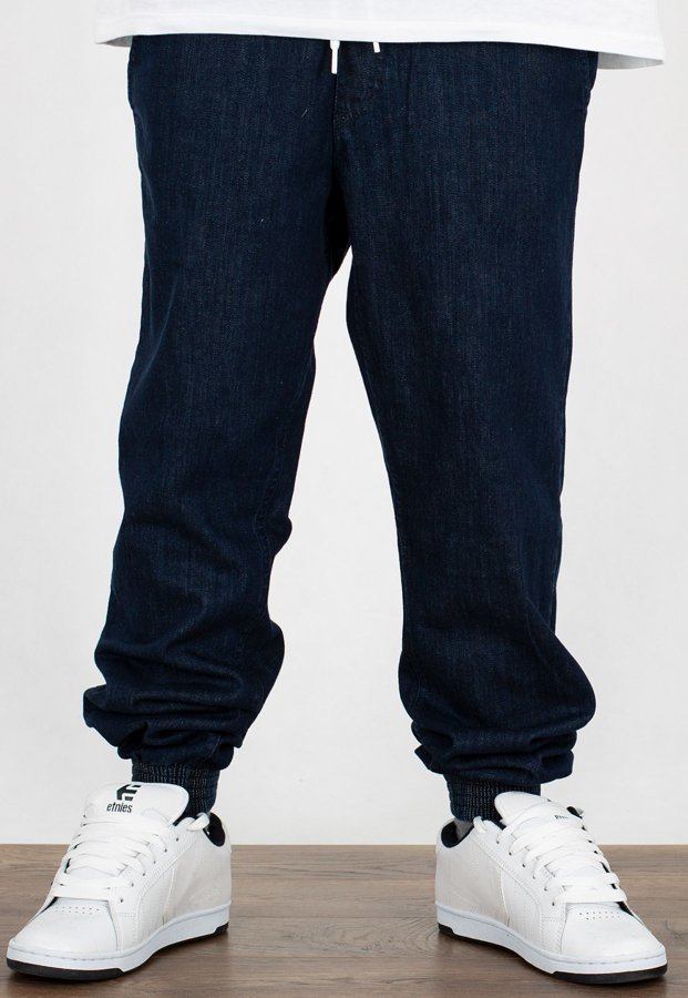 Spodnie SSG Joggery Slim Jeans Slim Classic dark blue