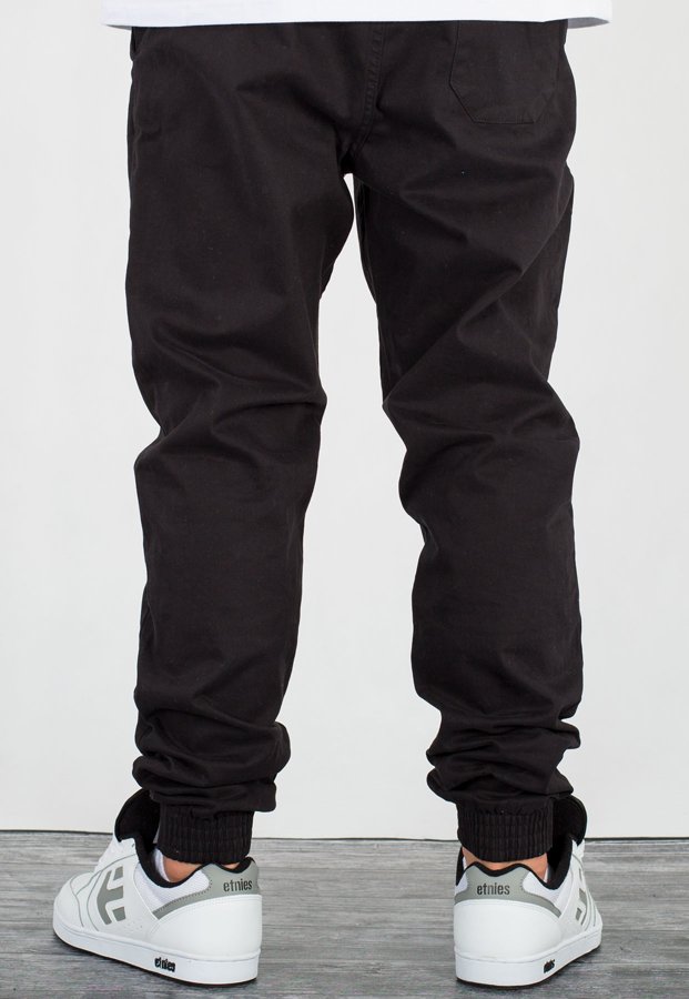 Spodnie SSG Joggery Slim Klasyk czarne