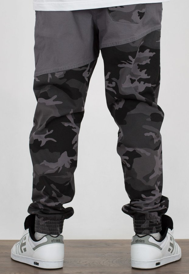 Spodnie SSG Joggery Slim Premium Double moro bw