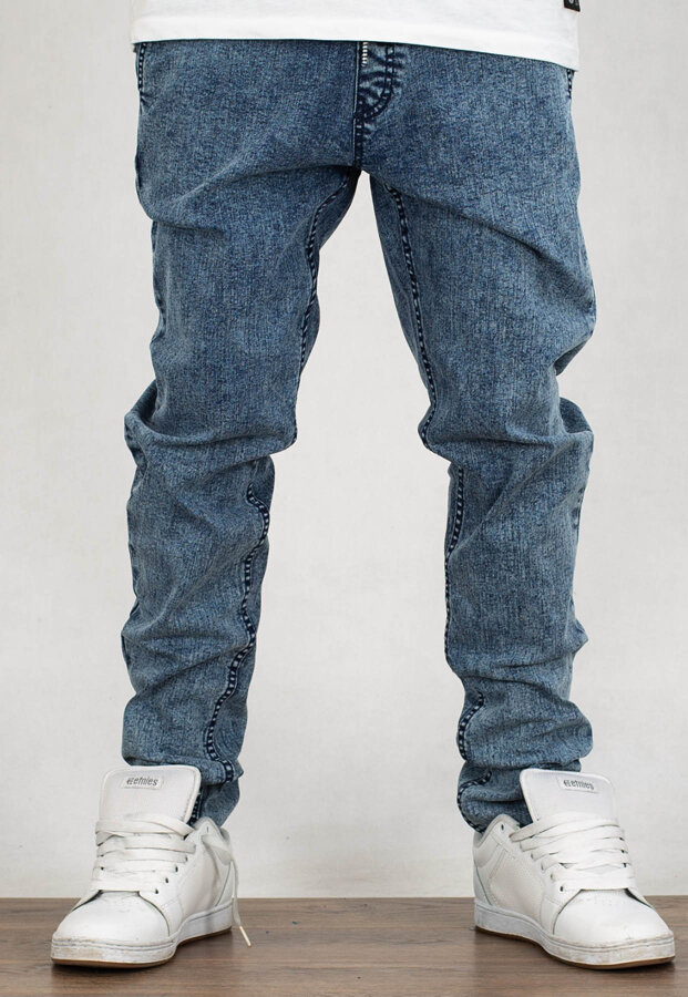 Spodnie SSG Stretch Skinny Jeans Guma marmurek light