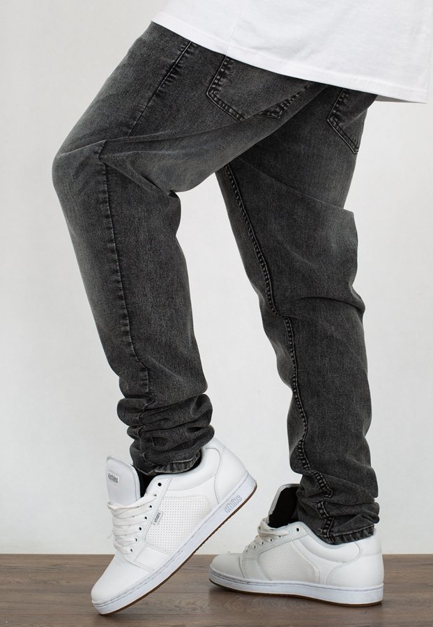 Spodnie SSG Stretch Skinny Jeans Guma szare