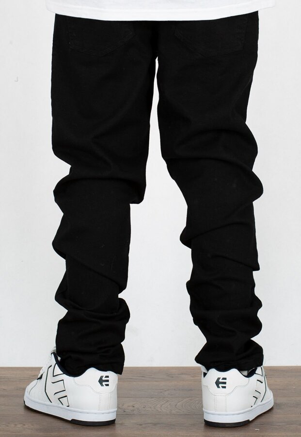 Spodnie SSG Stretch Skinny Jeans Z Gumą czarne