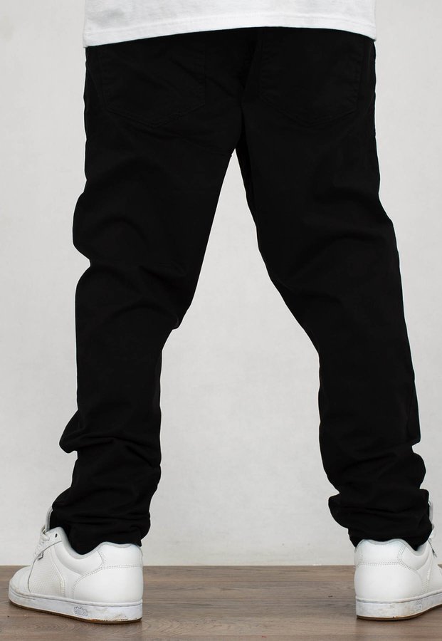 Spodnie SSG Stretch Straight Fit czarny jeans