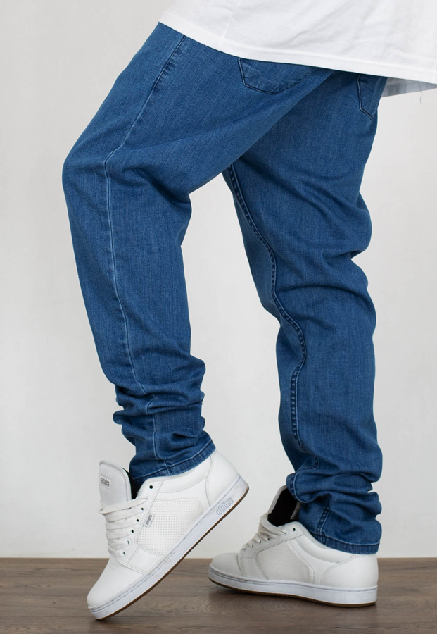 Spodnie SSG Stretch Straight Fit jeans Guma light
