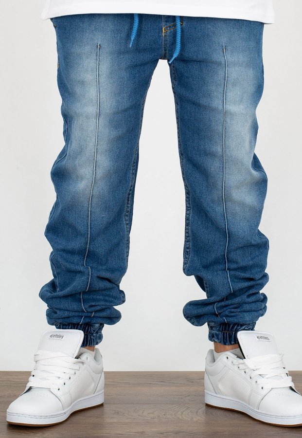Spodnie Stoprocent Jogger Stitch blue