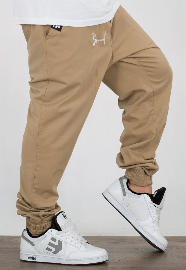 Spodnie Stoprocent Joggery Classic 18 beige