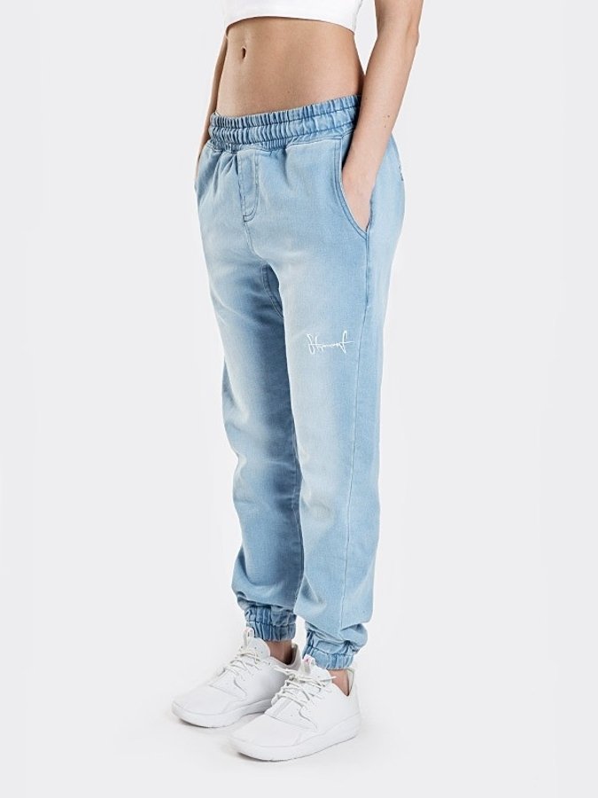Spodnie Stoprocent Joggery HighJogger jeans blue