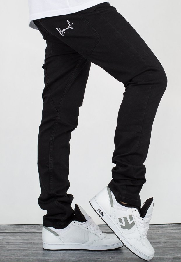 Spodnie Stoprocent Skinny Jeans Black