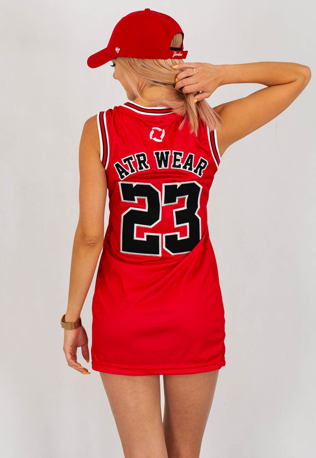 Sukienka ATR WEAR Basketball Dress Bella czerwona