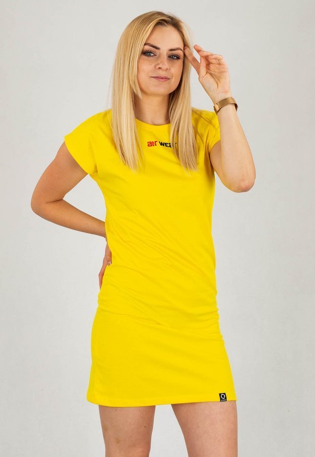 Sukienka ATR WEAR tee Dress ATR żółta