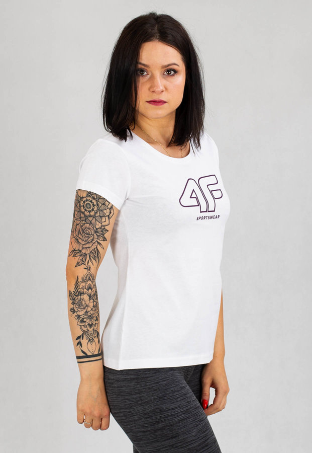 T-Shirt 4F TSD015 biały
