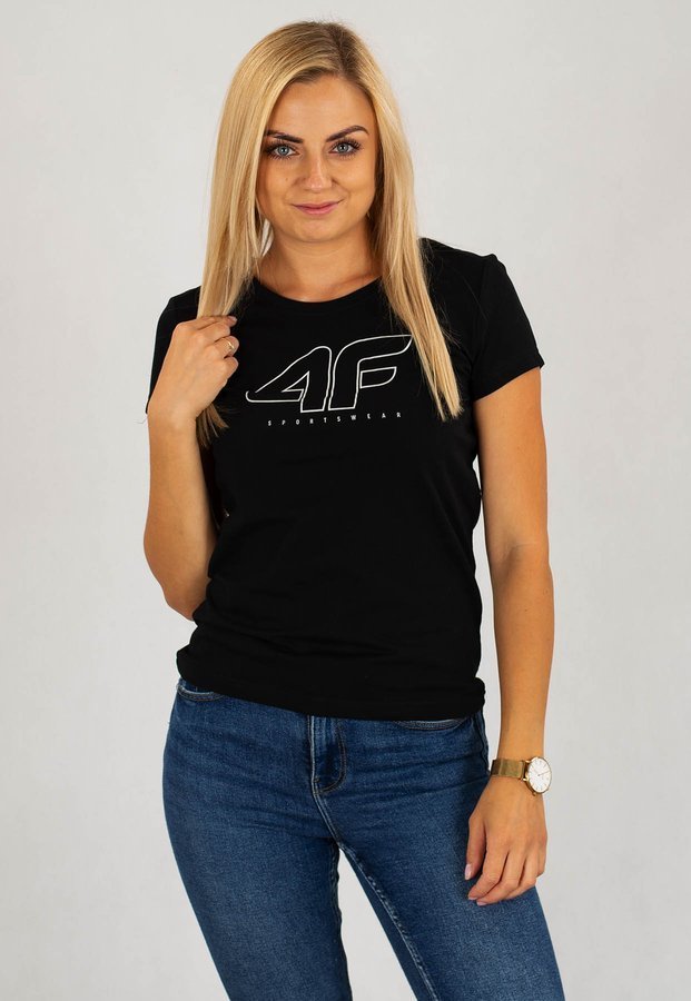 T-Shirt 4F TSD022 czarny