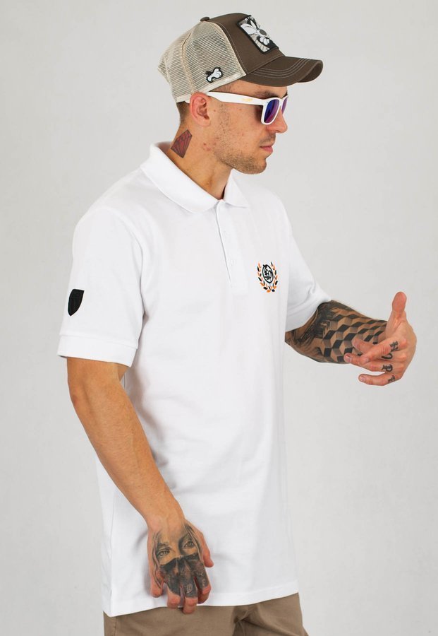T-Shirt Polo 360CLTH Team biały