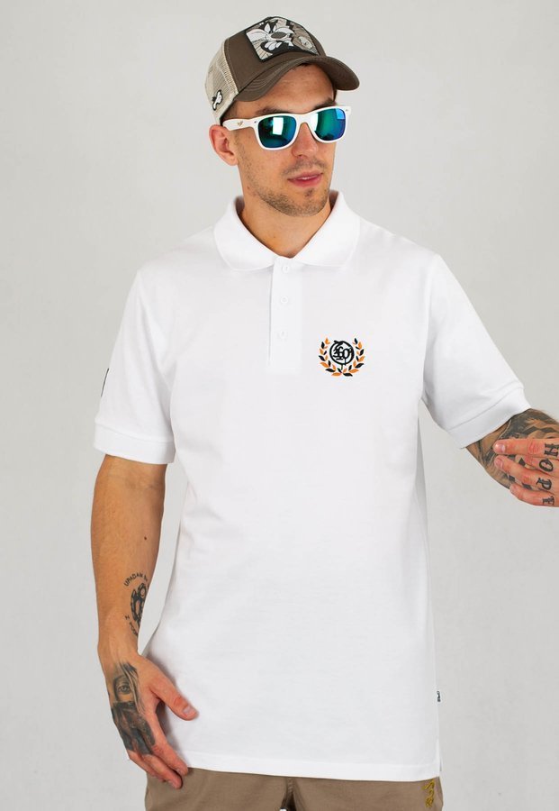 T-Shirt Polo 360CLTH Team biały