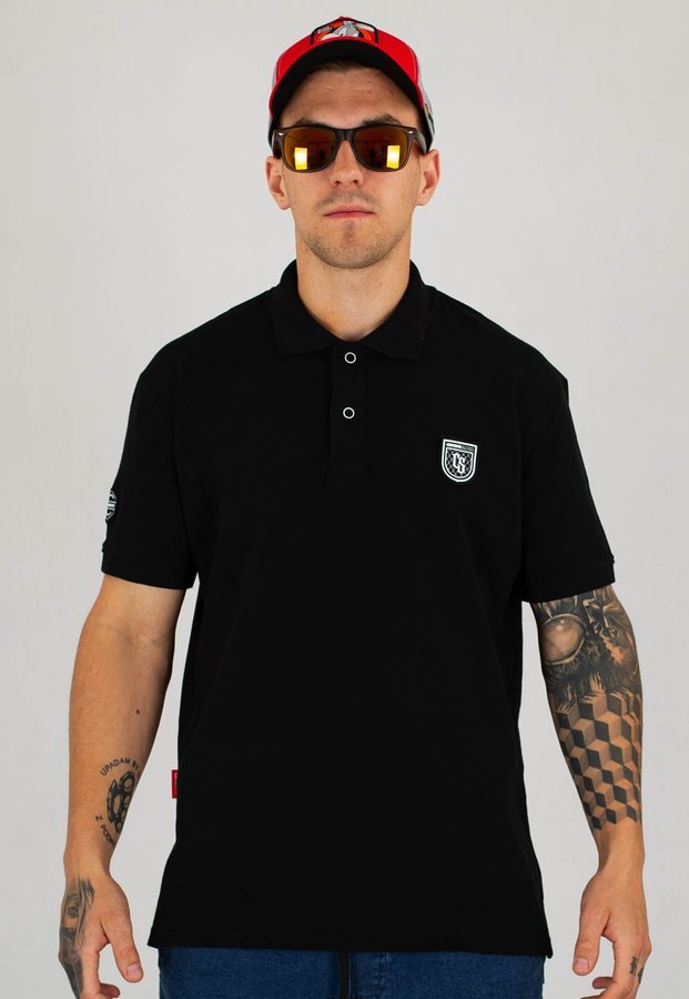 T-Shirt Polo Ciemna Strefa CS czarny