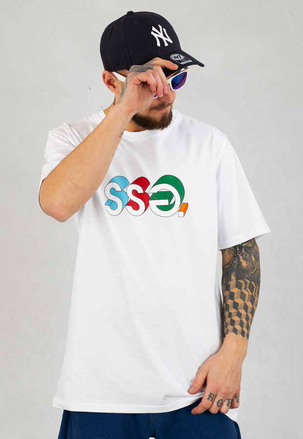 T-Shirt SSG 3D Colors biały