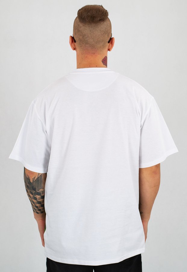T-Shirt SSG Half moro biały 