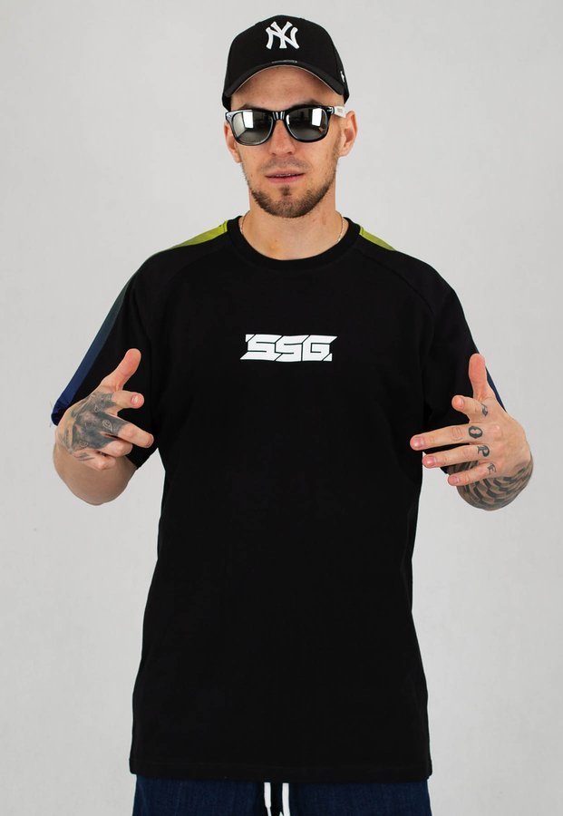 T-Shirt SSG Lampas Color czarny