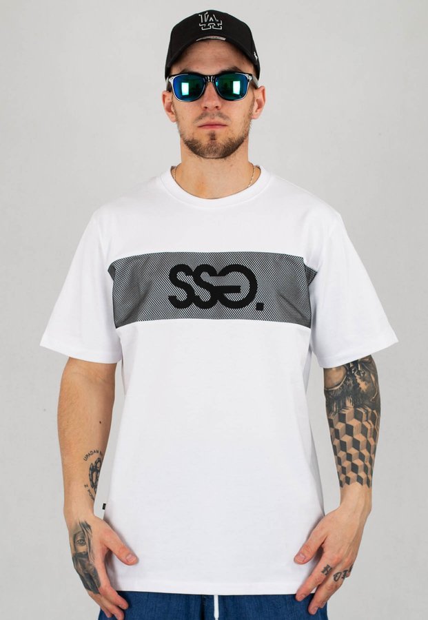 T-Shirt SSG Net biały