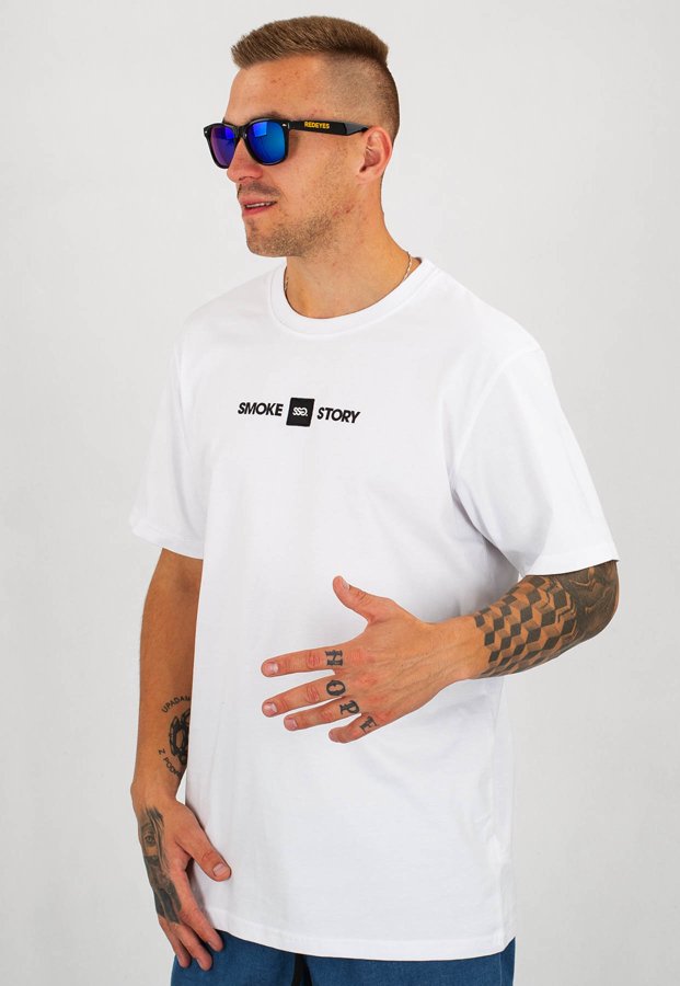 T-Shirt SSG Pierce biały