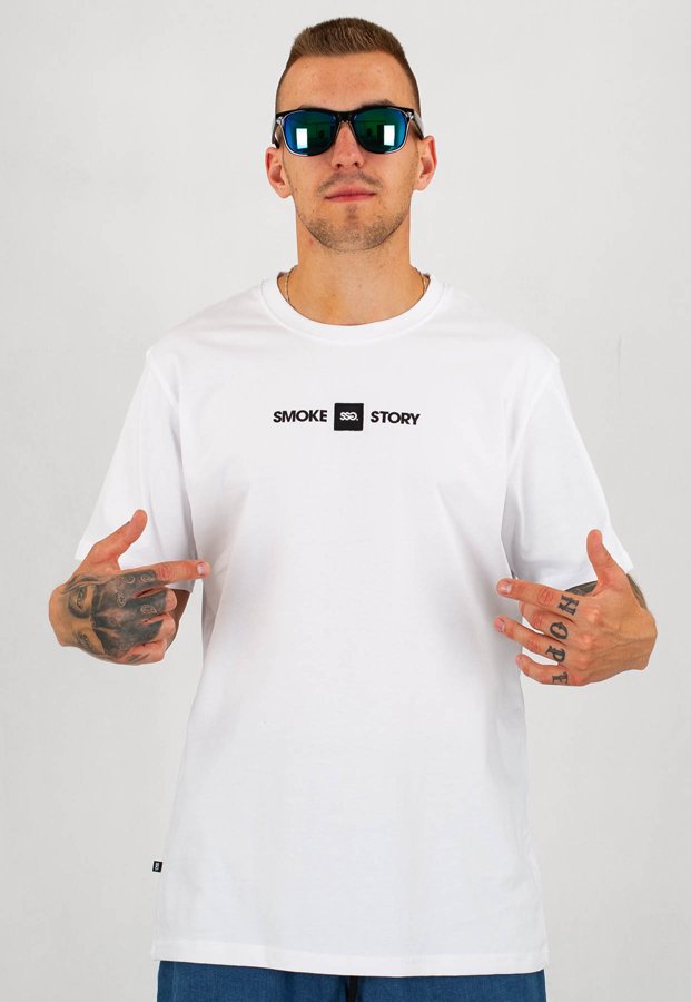 T-Shirt SSG Pierce biały