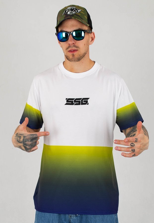 T-Shirt SSG Premium Gradient biały