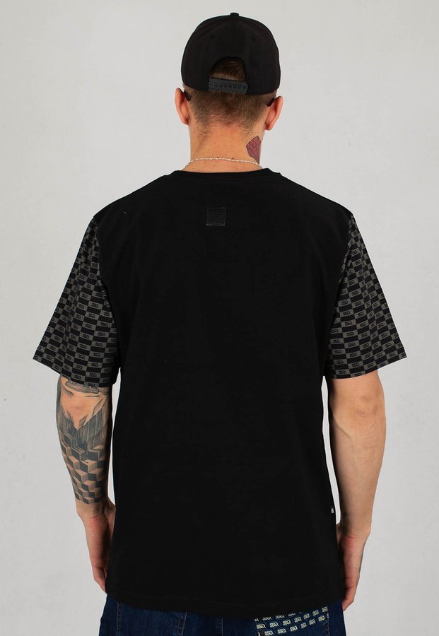T-Shirt SSG Print Sleeve czarny