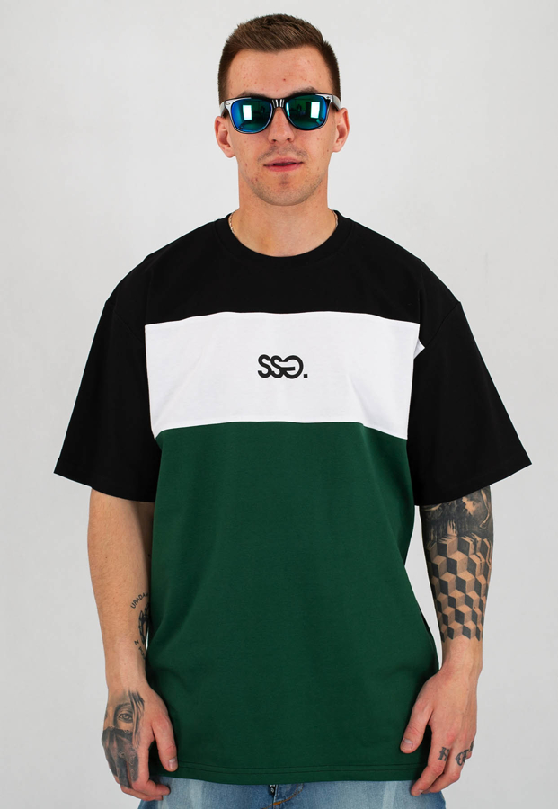 T-Shirt SSG Three Colors Small SSG czarno zielony