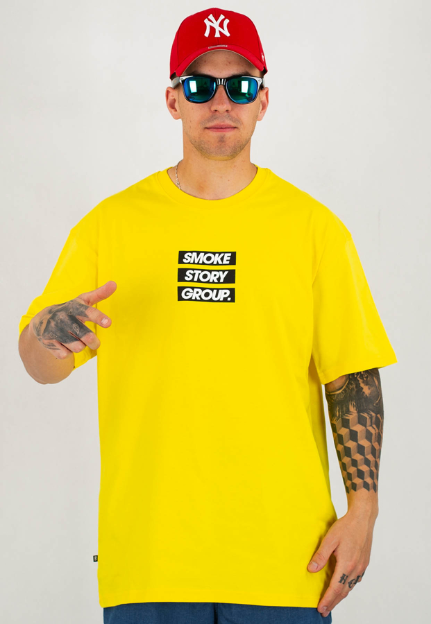 T-Shirt SSG Three Lines żółty