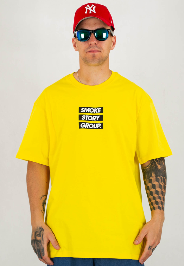 T-Shirt SSG Three Lines żółty