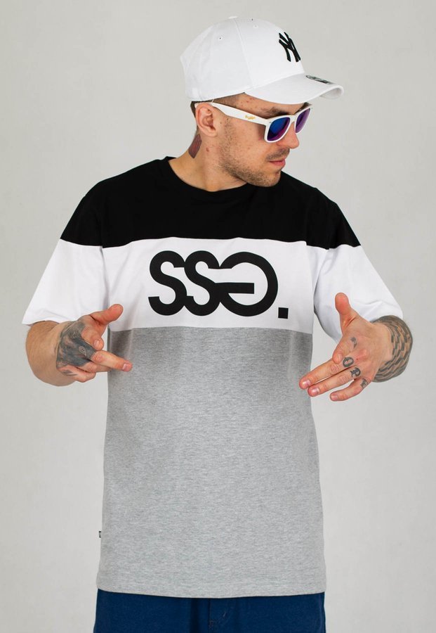T-Shirt SSG Triple Colors SSG czarno szara