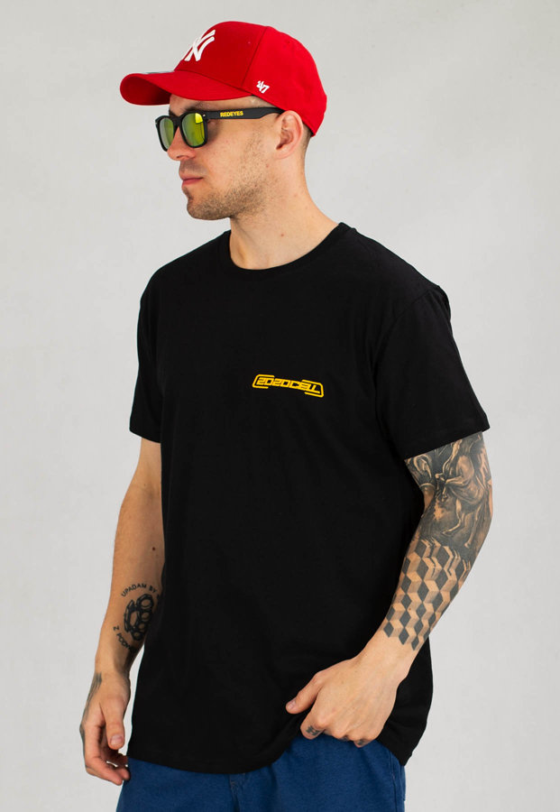 T-shirt 2020Cell Mini czarno zloty