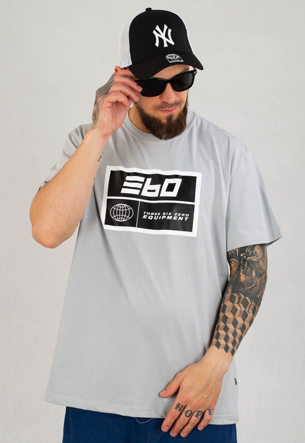 T-shirt 360CLTH Logobox szary