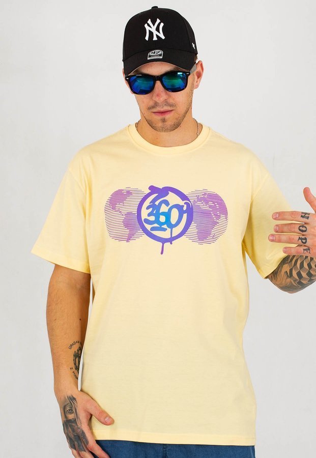 T-shirt 360CLTH Mexico kremowy