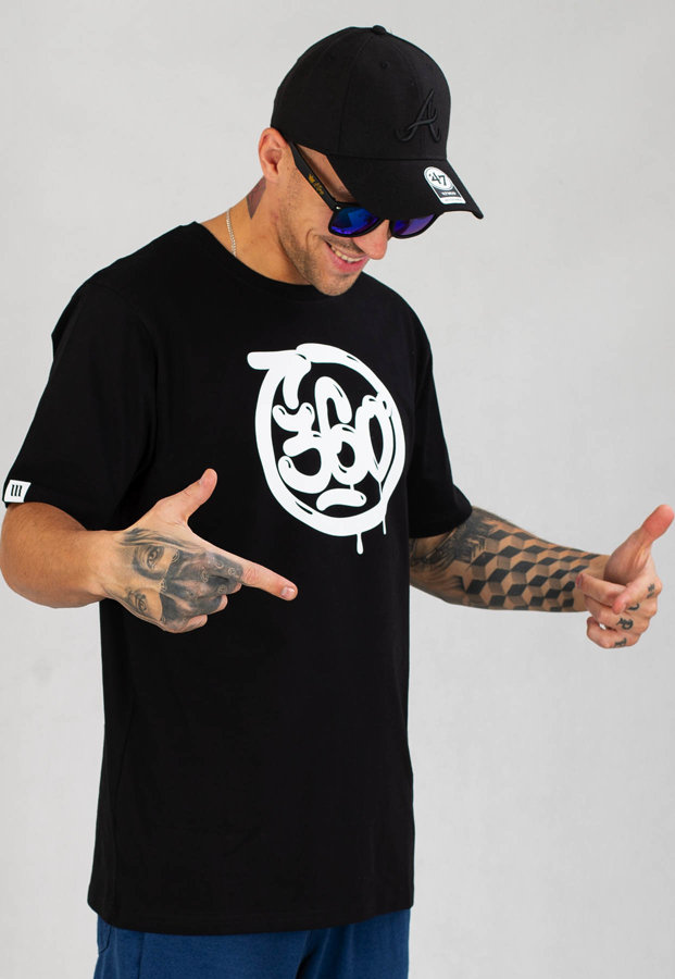 T-shirt 360CLTH Name czarny