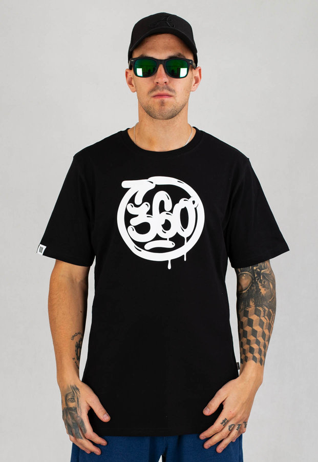 T-shirt 360CLTH Name czarny