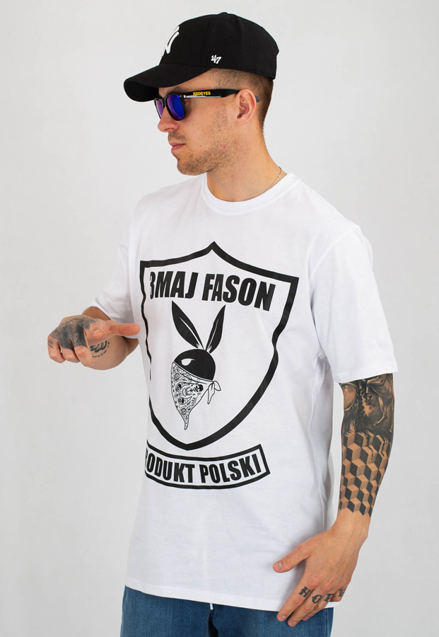 T-shirt 3maj Fason Rabbit biały